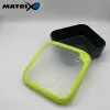 MATRIX Bait Boxes Grey/Lime 2.2pt Solid Top