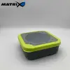 MATRIX Bait Boxes Grey/Lime 2.2pt Solid Top