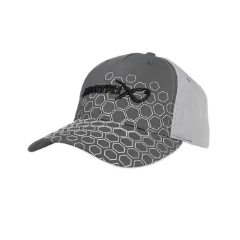 MATRIX Hex Print Baseball Cap Grey