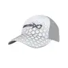 MATRIX Hex Print Baseball Cap White