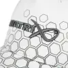 MATRIX Hex Print Baseball Cap White