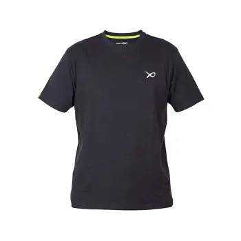 MATRIX Minimal Black Marl T-Shirt