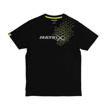 MATRIX Hex Print T-Shirt Black