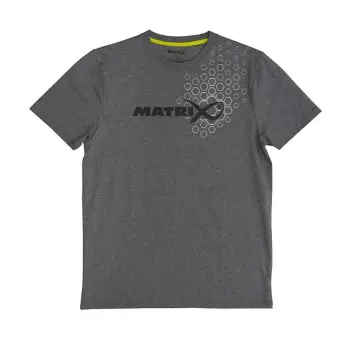 MATRIX Hex Print T-Shirt Grey
