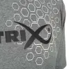 MATRIX Hex Print T-Shirt Grey