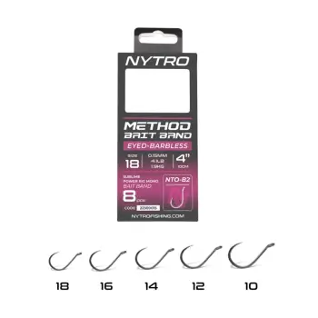 NYTRO Method Bait Band 4inch 10cm NTO-B2