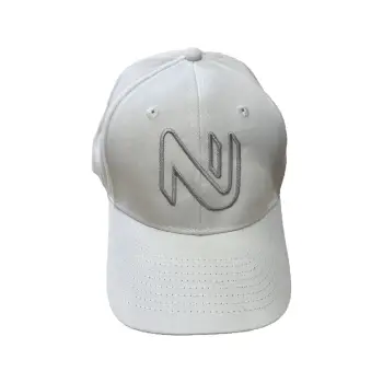 NUFISH Cap White Logo Outline