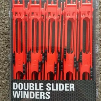 PRESTON Double Slider WInders 18cm Red