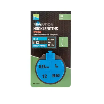 PRESTON Revalution Hooklengths N50 - 100cm