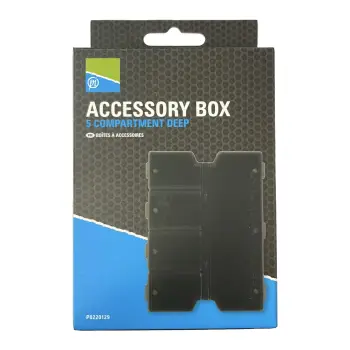 PRESTON Accessory Box 5 Compartment Deep