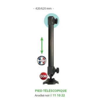RIVE OPEN D36 Leg Telescopic Black 420/620mm