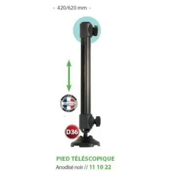 RIVE OPEN D36 Leg Telescopic Black 420/620mm
