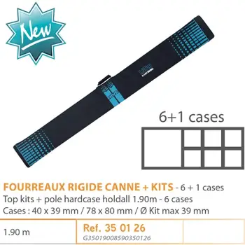 RIVE Top Kits - Pole Hardcase Holdall 1.90m 6 + 1