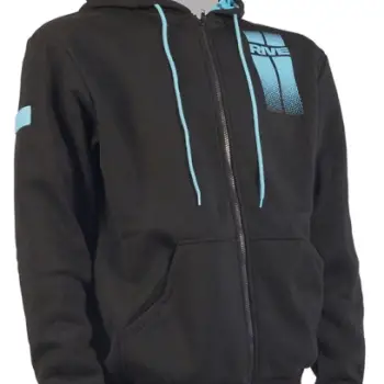 RIVE Black Sweat Zipper Stripes