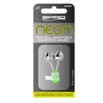 SPRO Neon Adj. Double Bell Glowstick Holder