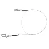 SPRO Matte Black Leader 1x19 Wire 0.50mm 40cm