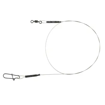 SPRO Matte Black Leader 1x19 Wire 0.30mm 20cm