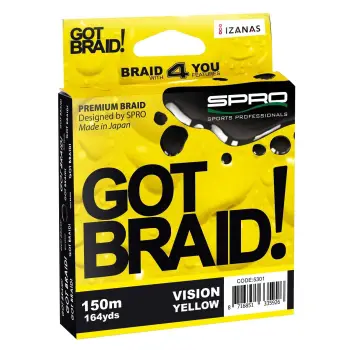 SPRO Got Braid - Yellow