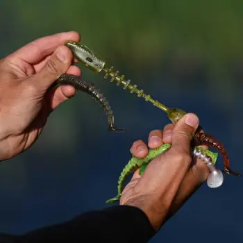 SAVAGE GEAR Gobster Shad 9cm 9g Chartreuse Pumpkin 5pcs
