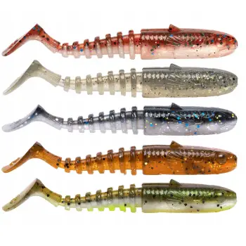 SAVAGE GEAR Gobster Shad 9cm 9g Clear Water Mix 5pcs