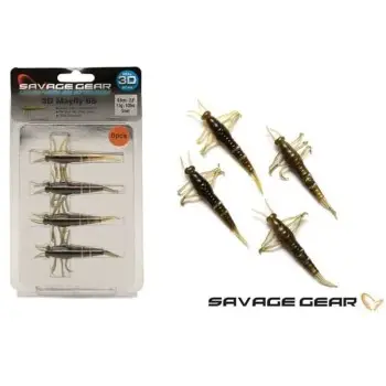 SAVAGE GEAR LB 3D PVC Mayfly 50mm 8pcs