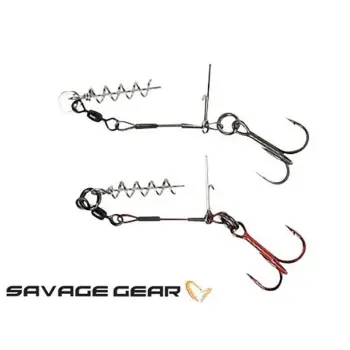 SAVAGE GEAR Carbon49 Corkscrew Stinger #1 16kg 2pcs