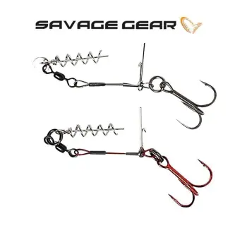 SAVAGE GEAR Carbon49 Corkscrew Stinger #3/0 31kg 2pcs