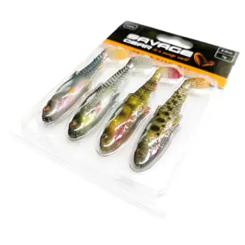 SAVAGE GEAR Craft Cannibal Paddletail 8.5cm 7g Clear Water Mix - 4pcs