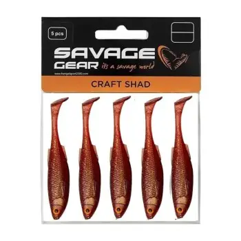 SAVAGE GEAR Craft Shad 10cm 6g Motor Oil 5pcs