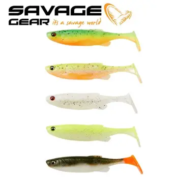 SAVAGE GEAR Fat Minnow T-Tail 13cm 20g Dark Water Mix 5pcs