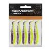 SAVAGE GEAR Cannibal Shad 8cm 5g Purple Glitter Bomb 5pcs