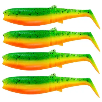 SAVAGE GEAR Cannibal Shad 12.5cm 20g Firecracker 4pcs