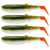 SAVAGE GEAR Cannibal Shad 12.5cm 20g Olive Hot Orange 4pcs