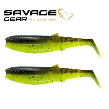 SAVAGE GEAR Cannibal Shad 15cm 33g Chartreuse Pumpkin 2pcs