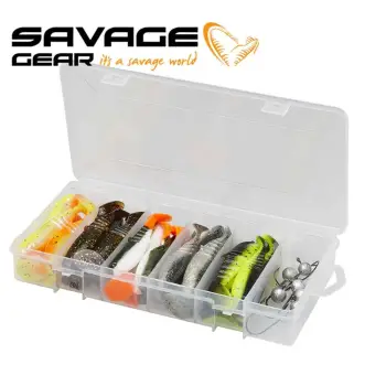 SAVAGE GEAR Cannibal Shad Kit 8cm and 10cm Mixed Colors 36pcs