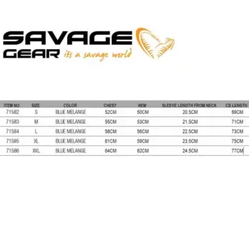 SAVAGE GEAR Cannibal T-Shirt Blue