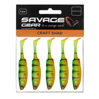 SAVAGE GEAR Craft Shad 10cm 6g Firetiger 5pcs