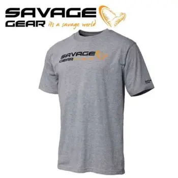 SAVAGE GEAR Signature Logo T-Shirt - Grey Melange