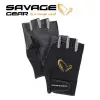SAVAGE GEAR Neoprene Half Finger Black