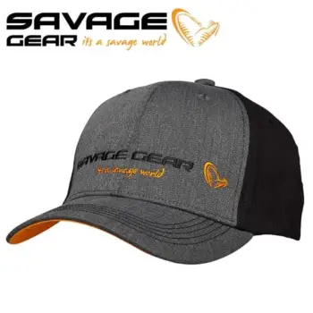 SAVAGE GEAR Strike Cap - Grey Melange and Black