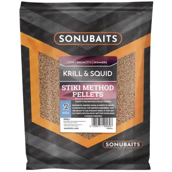 SONUBAITS Stiki Krill and Squid Method Pellets 2mm