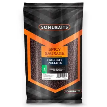 SONUBAITS Spicy Sausage Halibut Pellets