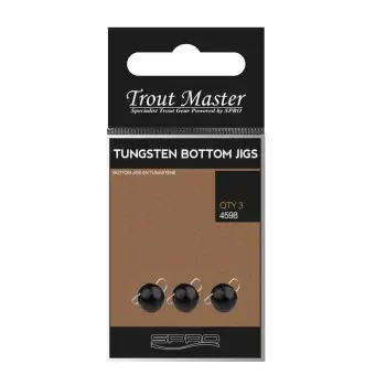 TROUT MASTER Tungsten Bottom Jigs - Black