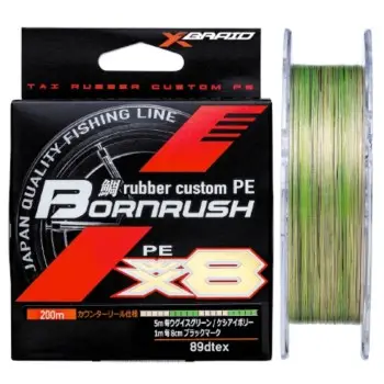 YGK Tai Rubber Custom PE Bornrush WX8 200m