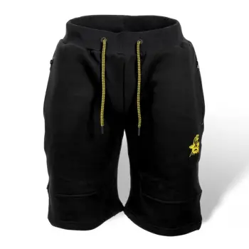 BLACK CAT Black Shorts