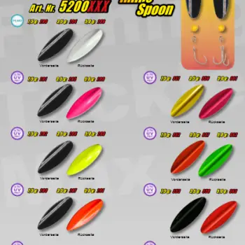 FTM Tornado UV Color Inline Spoon 7.5g