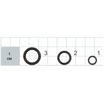 GURZA Solid Rig Rings BK