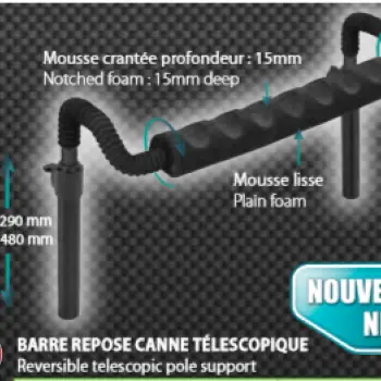RIVE Pole Support D36 Telescopique New 2020