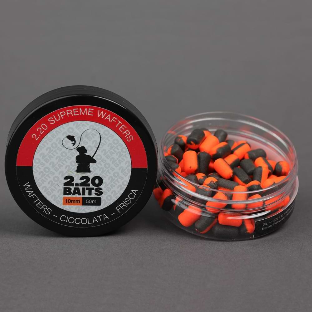 2.20 Baits Wafter Supreme Orange – Black 10 mm Chocolate & Cream 50 ml