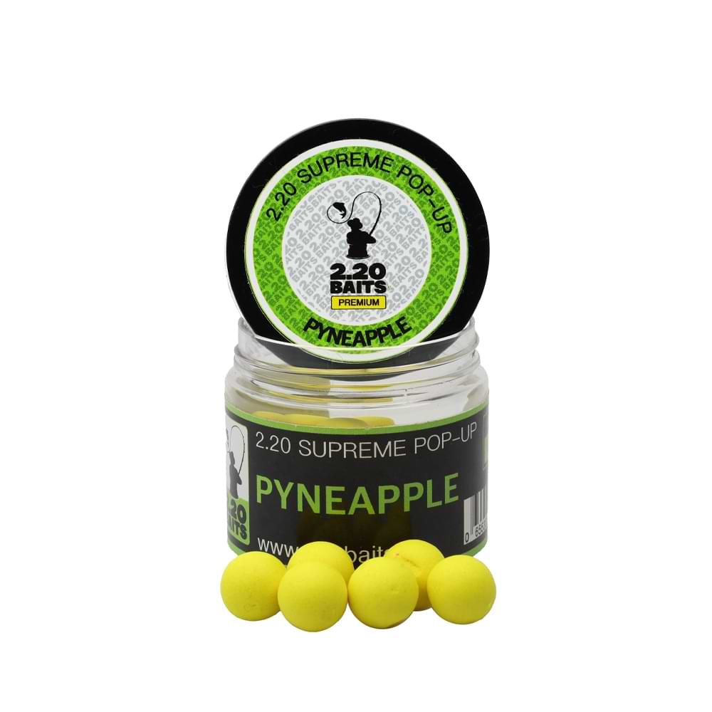 2.20 Baits Pop-Up Supreme Yellow 16 mm Pineapple 100 ml